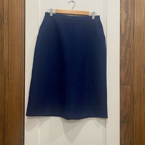 Classic Navy Blue Women's Skirt